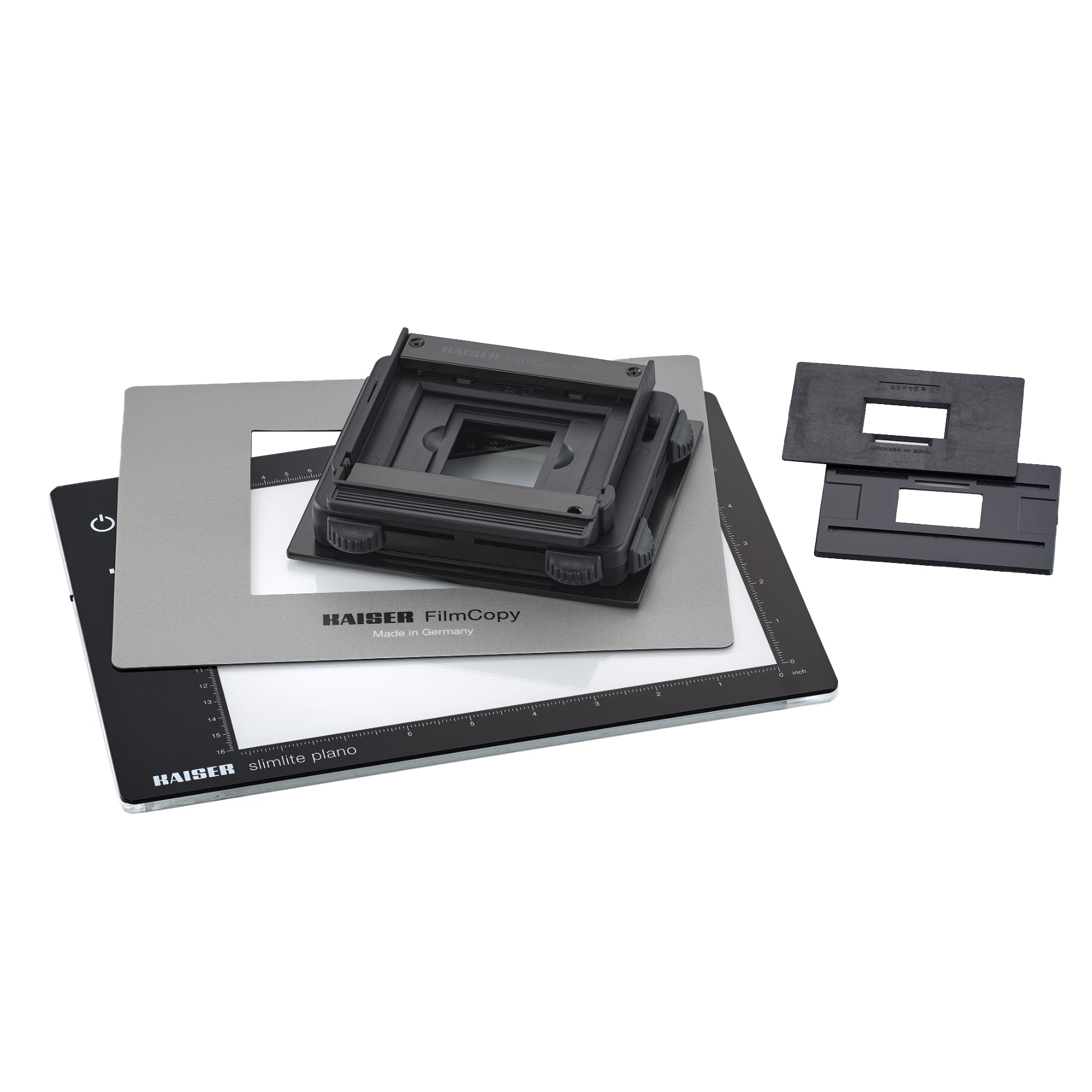 KAISER FilmCopy Vario Kit (35mm + Dia) mit Leuchtplatte