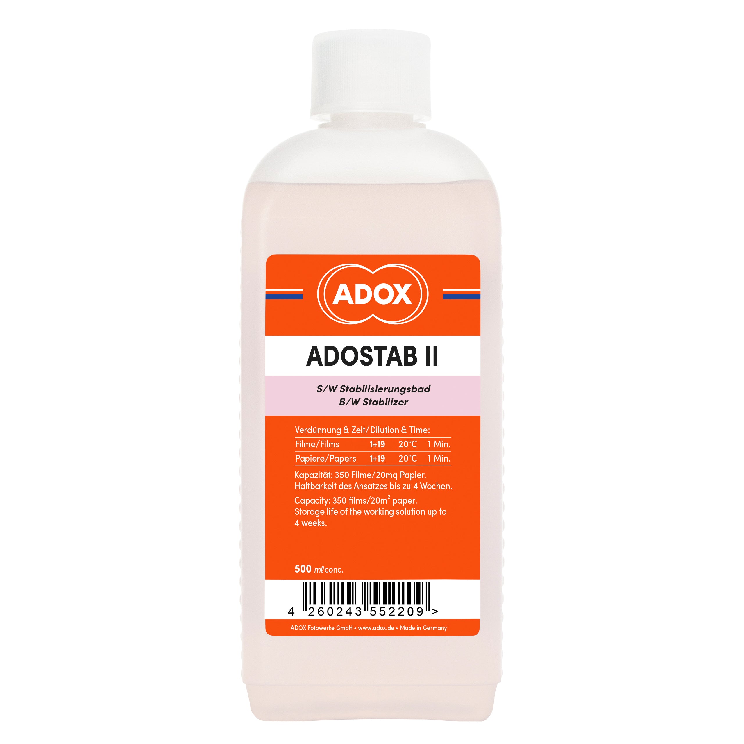 ADOX ADOSTAB II Bildstabilisator (500ml)