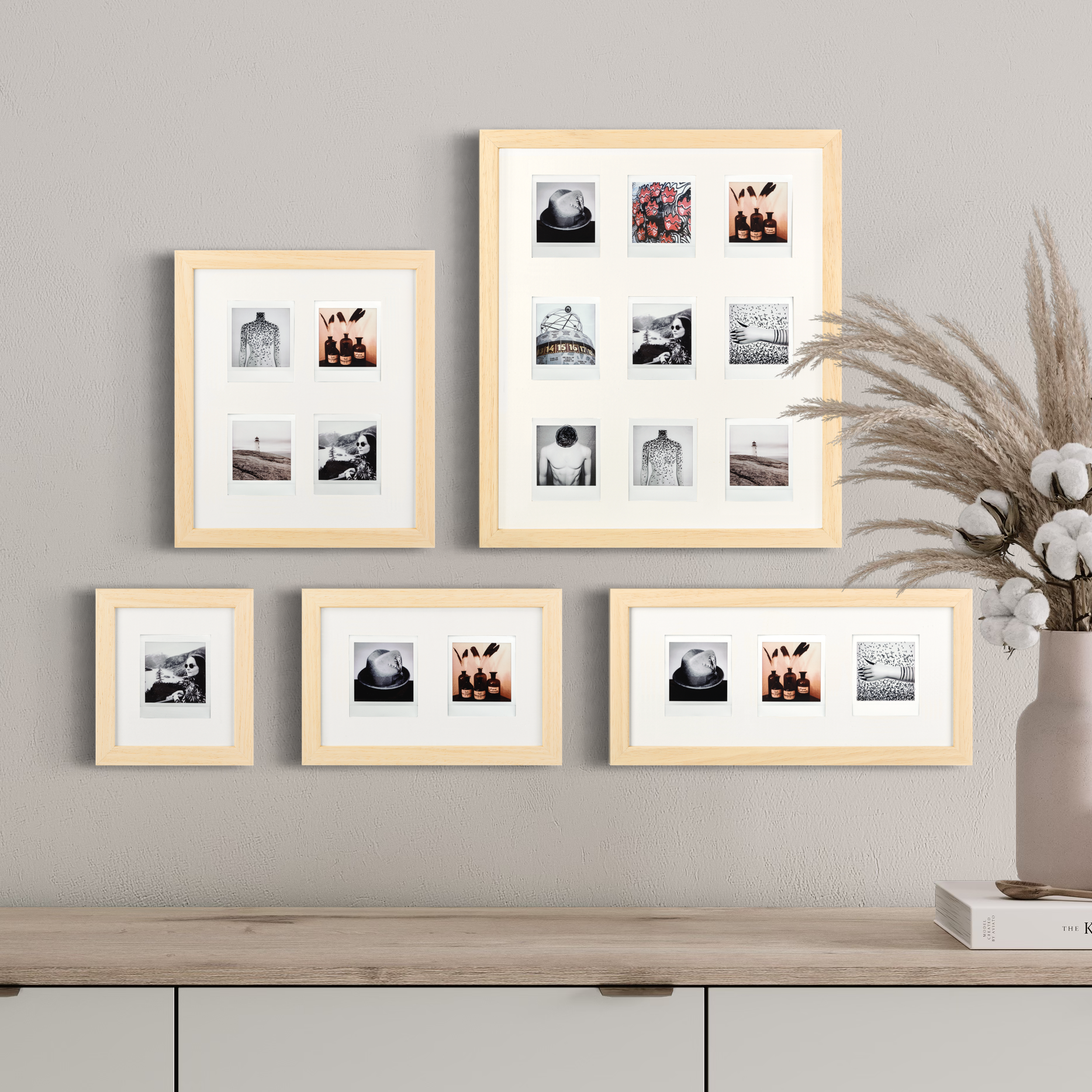 Fuji Instax Square Bilderrahmen (natur/weiß)