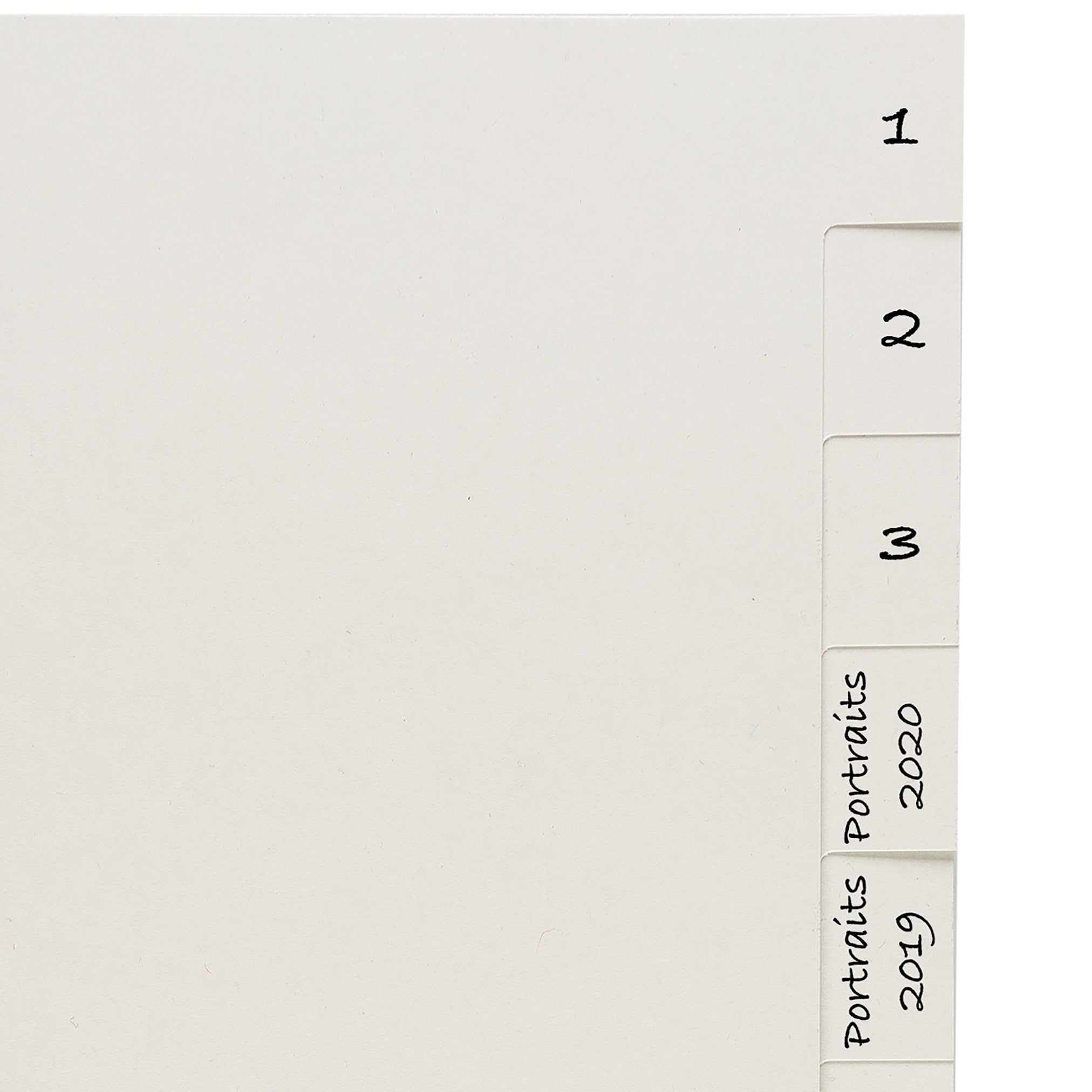 Archivpapier Registerblätter