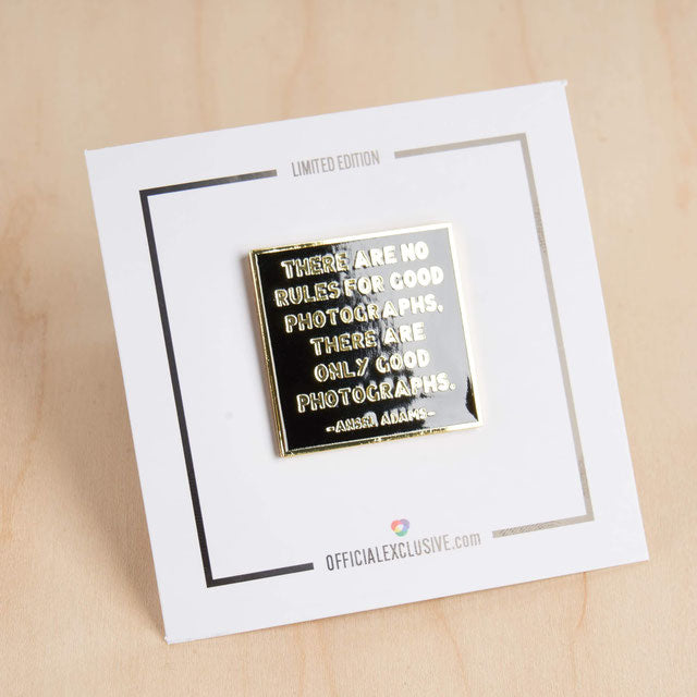 Ansel Adams Zitat - Anstecknadel / Pin