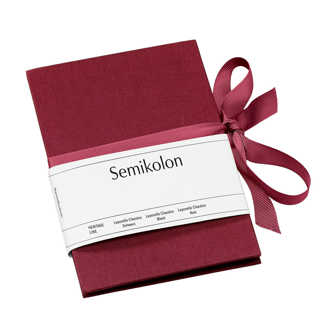 Semikolon Leporello Fotoalbum Classico Burgundy Rot