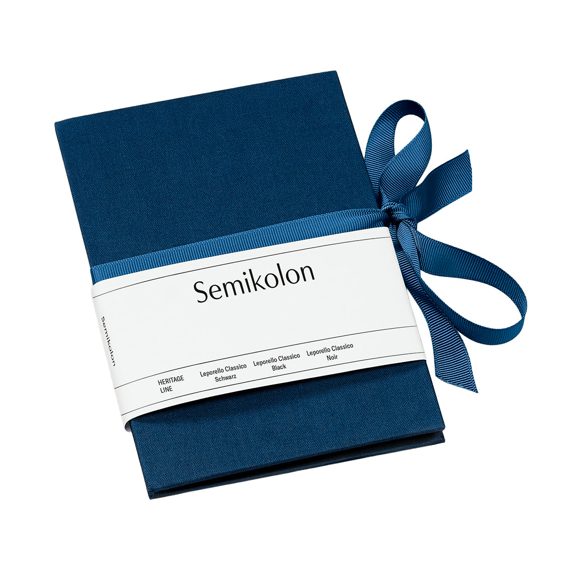 Semikolon Leporello Fotoalbum Classico Marine Blau