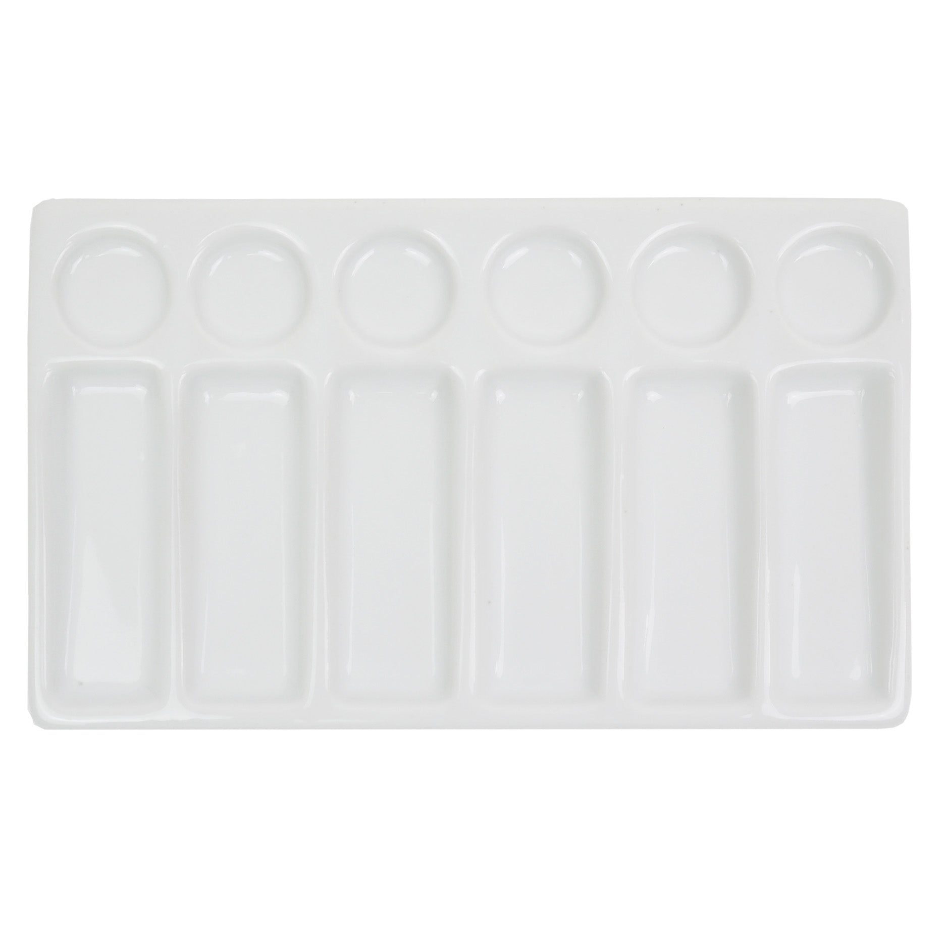 Ceramic mixing palette (rectangular)