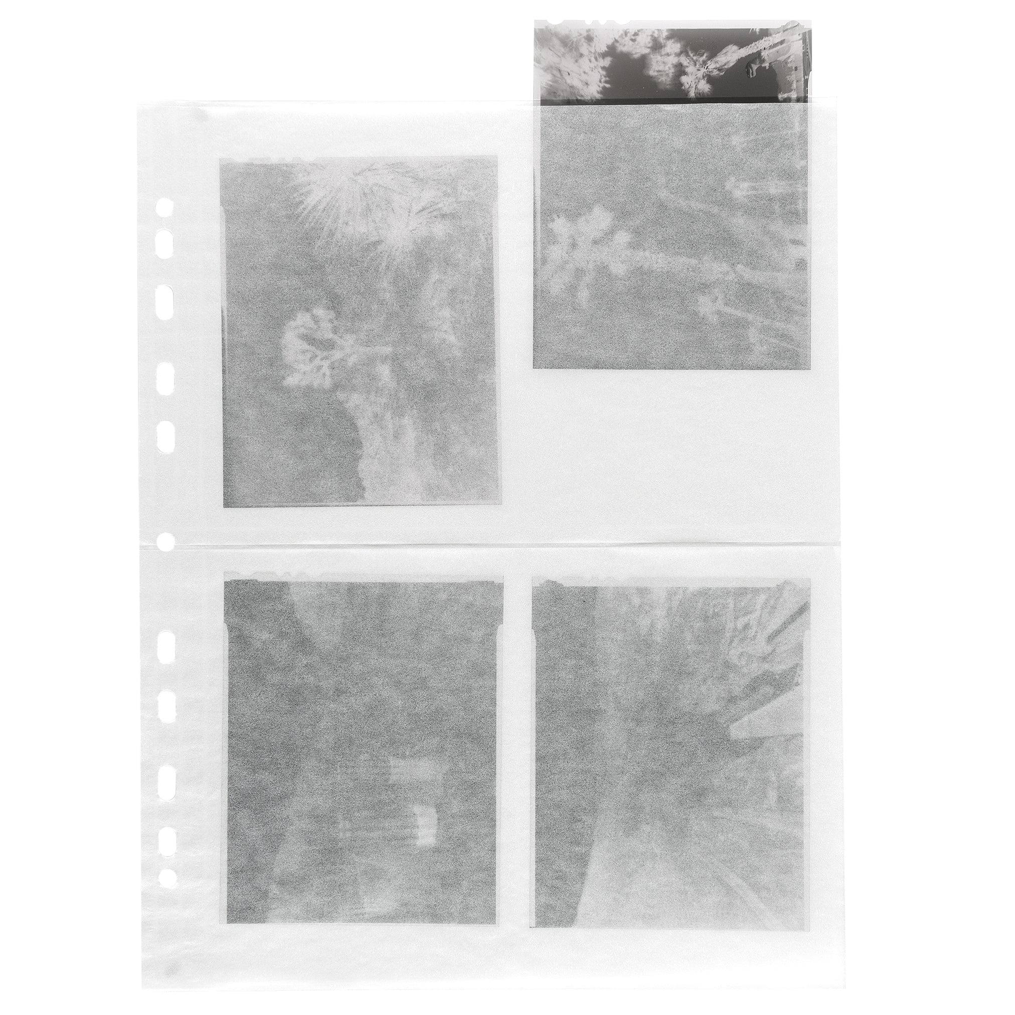 Pergamin Negativhüllen 4x5 inch bis 10x15cm / zum Abheften