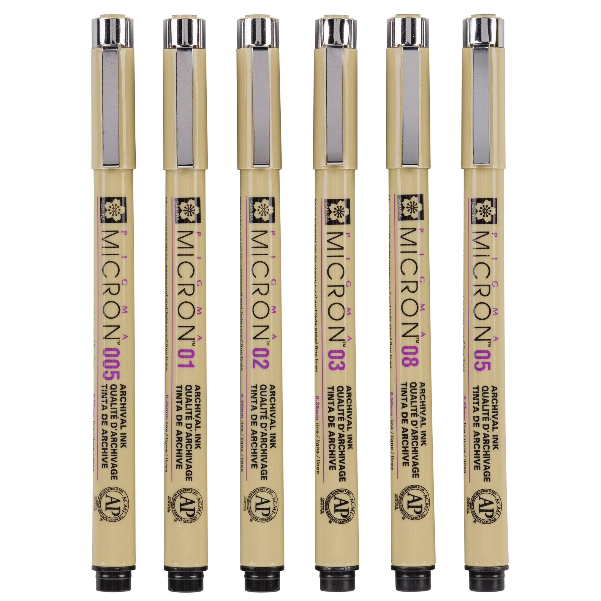 Pigma Micron - Archiv Fineliner Set