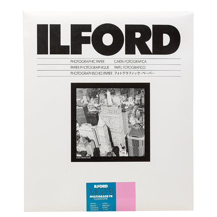 Ilford Multigrade FB Cooltone 1K (glänzend) 12,7 x 17,8cm (100 Blatt)