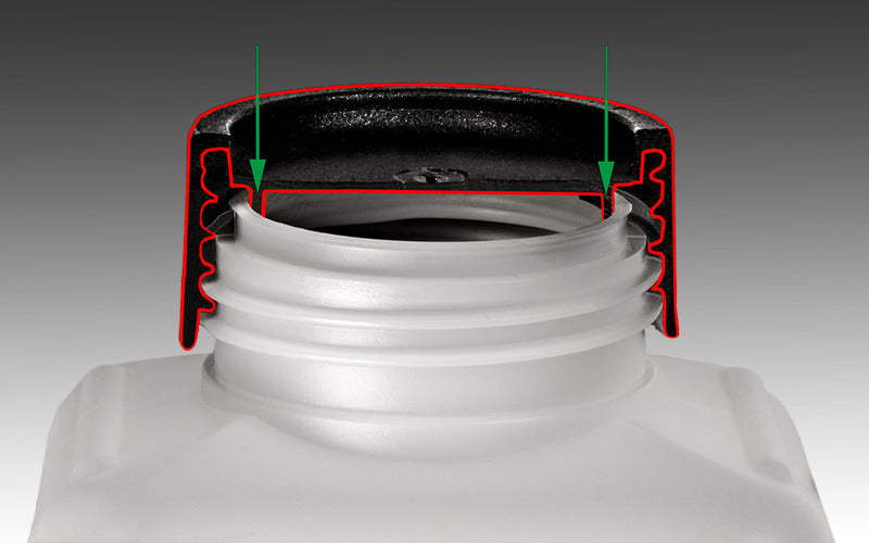 JOBO Weithals-Flasche 1000ml schwarz