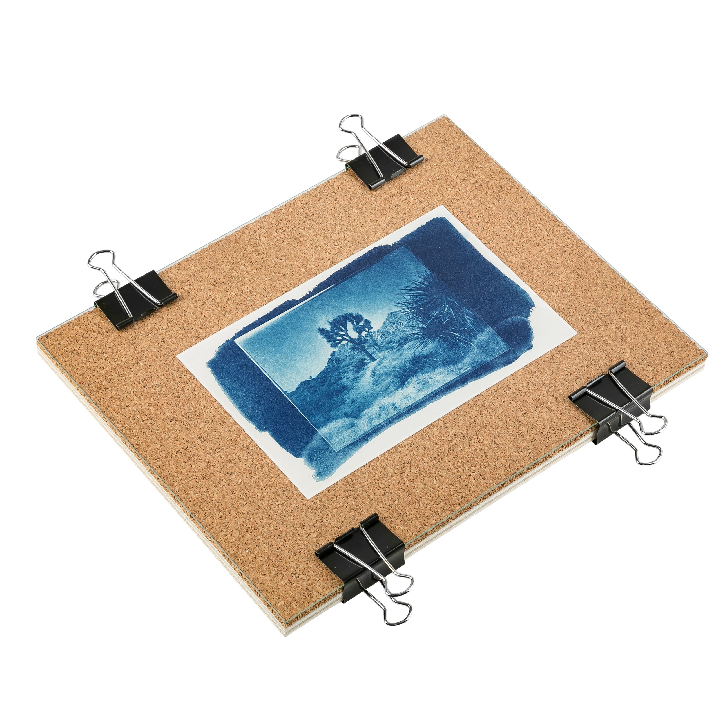 Clip frame for cyanotype, solarfast, argyrotype (24x30cm)