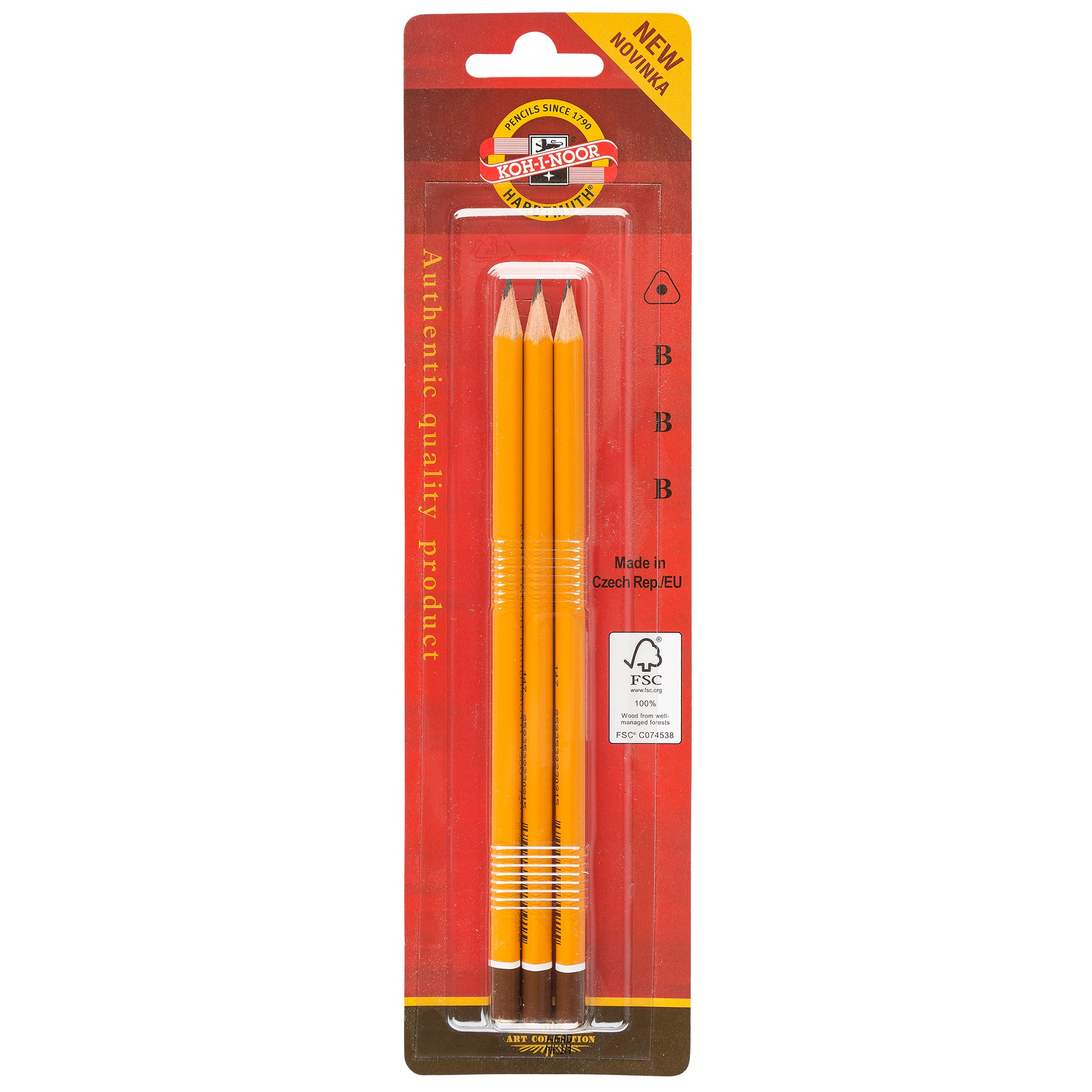 Graphit Signierstifte Grad B (3 Stück)