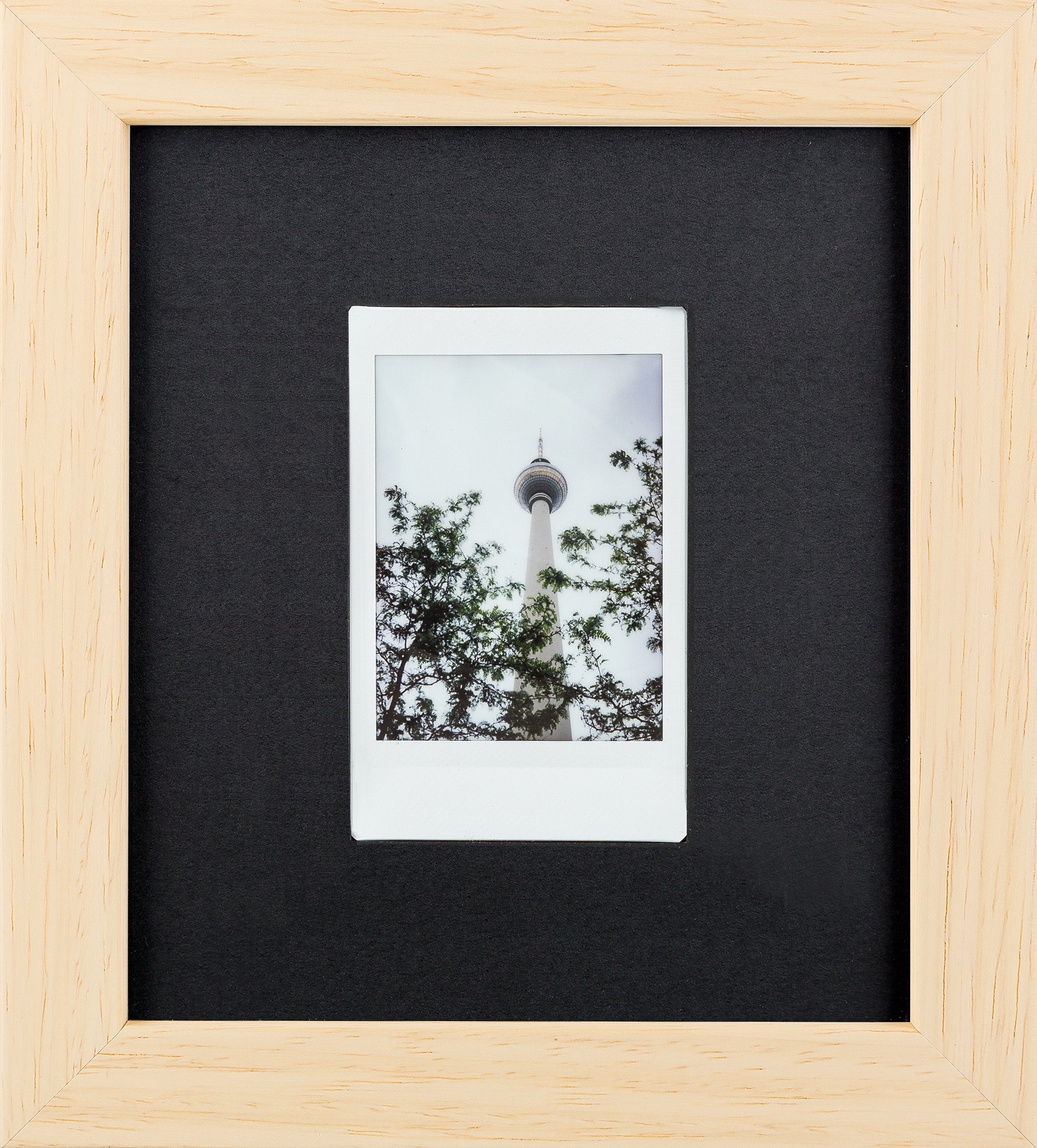 Fuji Instax Mini Bilderrahmen (natur/schwarz)