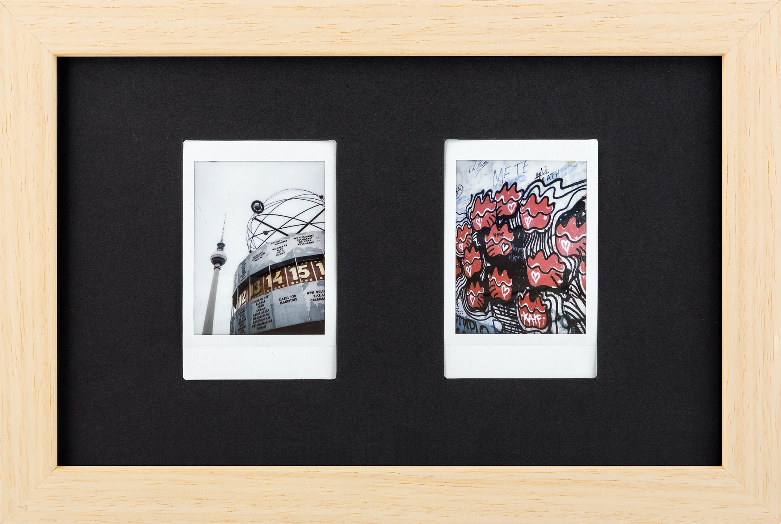 Fuji Instax Mini Bilderrahmen (natur/schwarz)