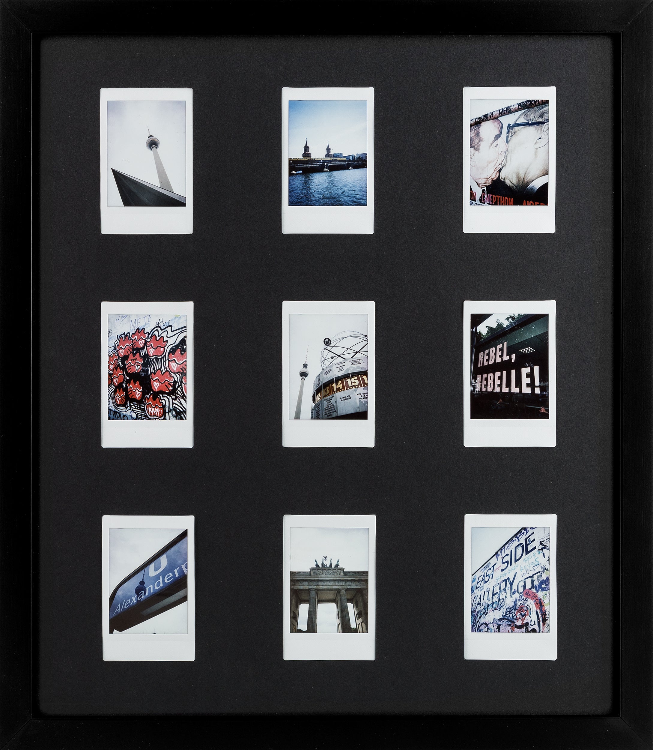 Fuji Instax Mini Bilderrahmen (schwarz/schwarz)