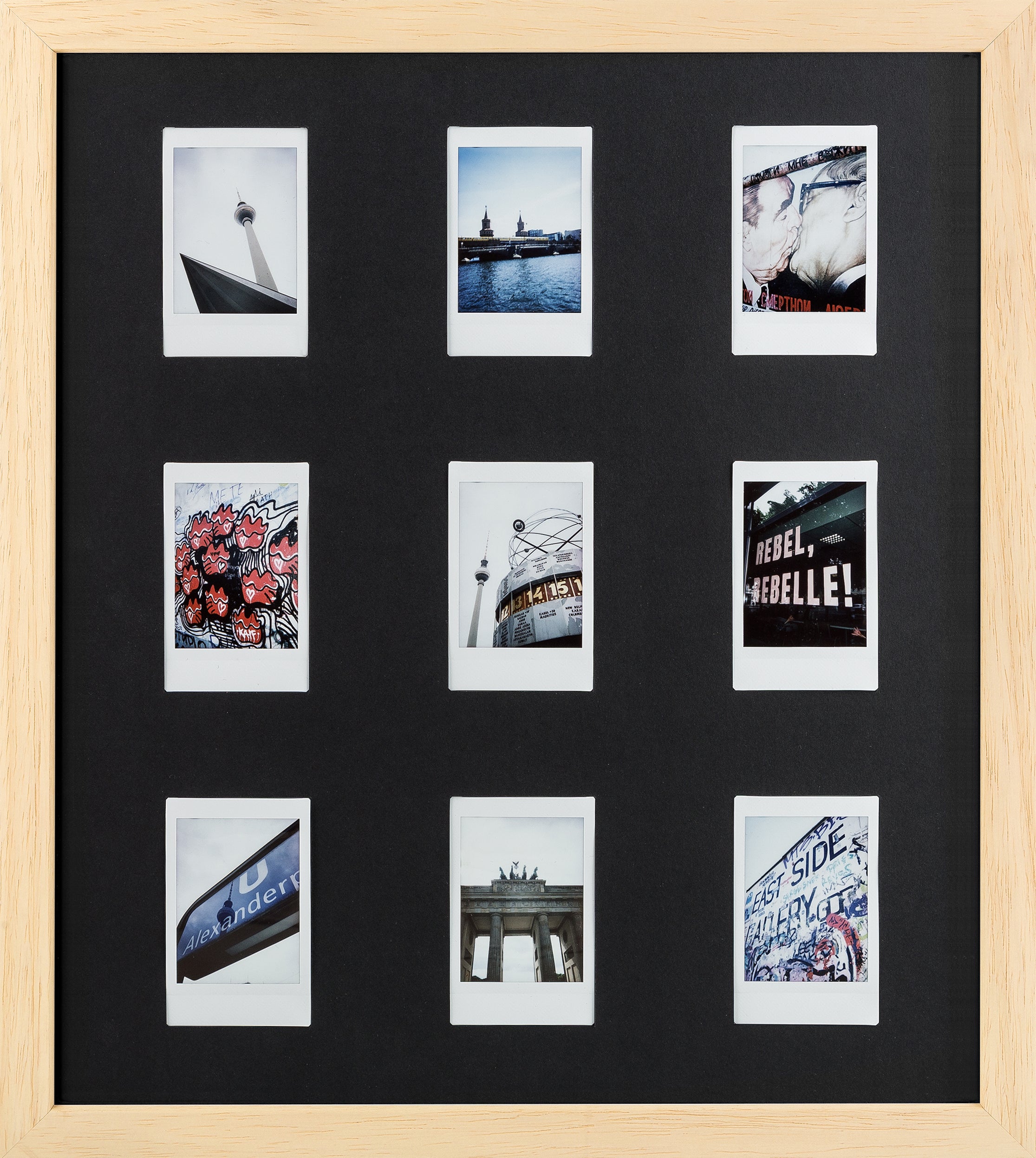 Fuji Instax Mini Bilderrahmen (natur/schwarz)