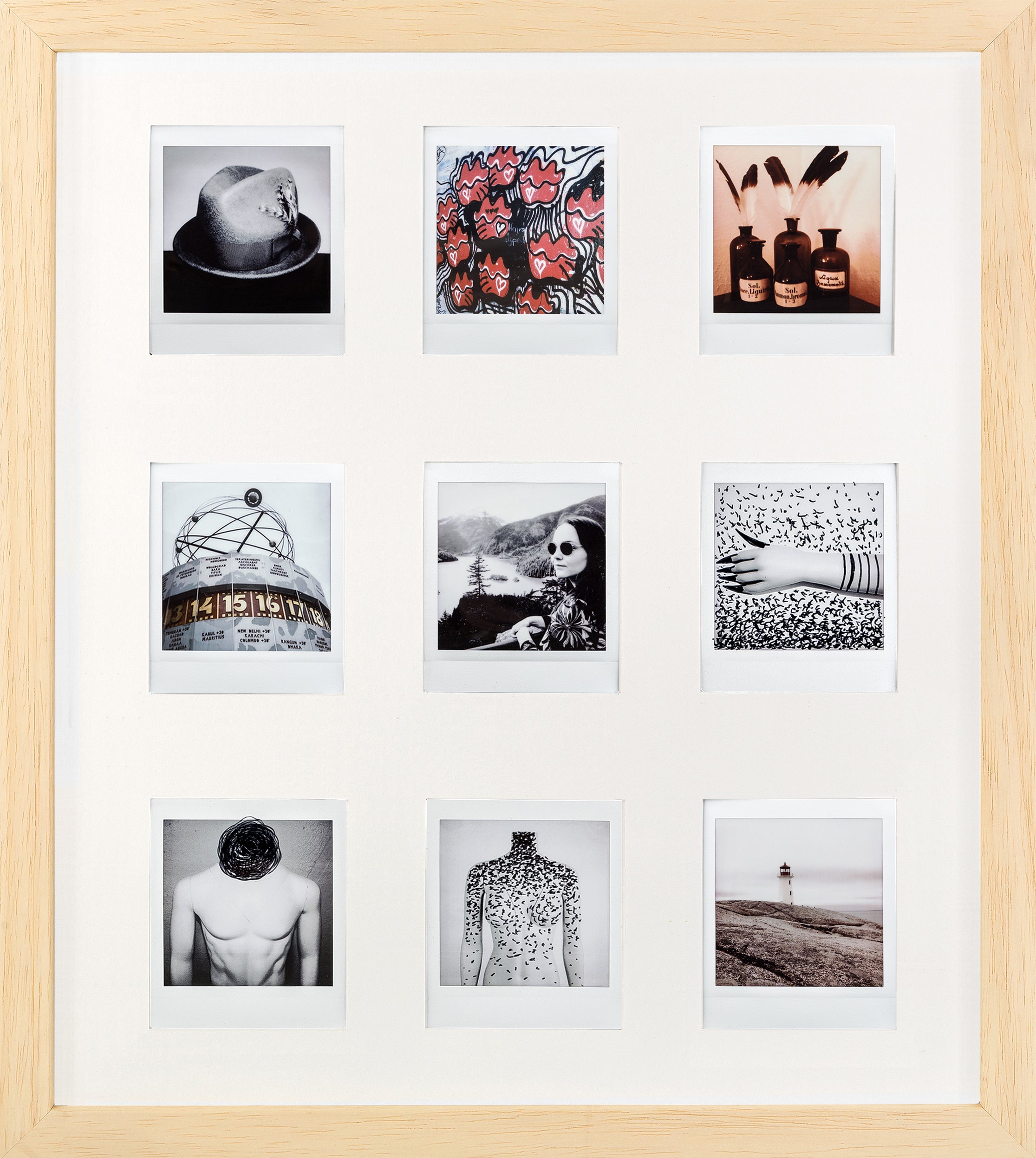 Fuji Instax Square Bilderrahmen (natur/weiß)