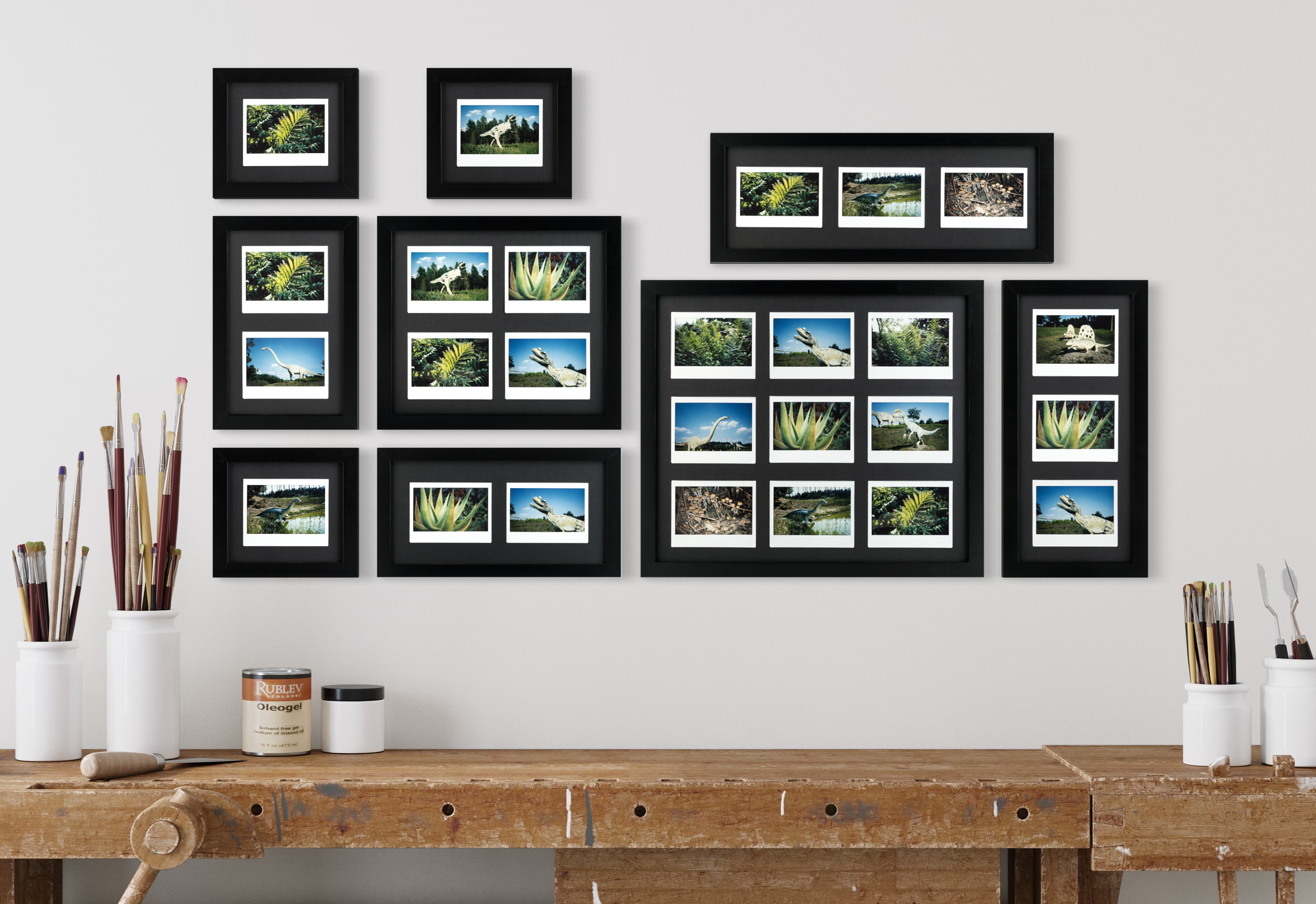 Fuji Instax Wide Bilderrahmen (schwarz/schwarz)