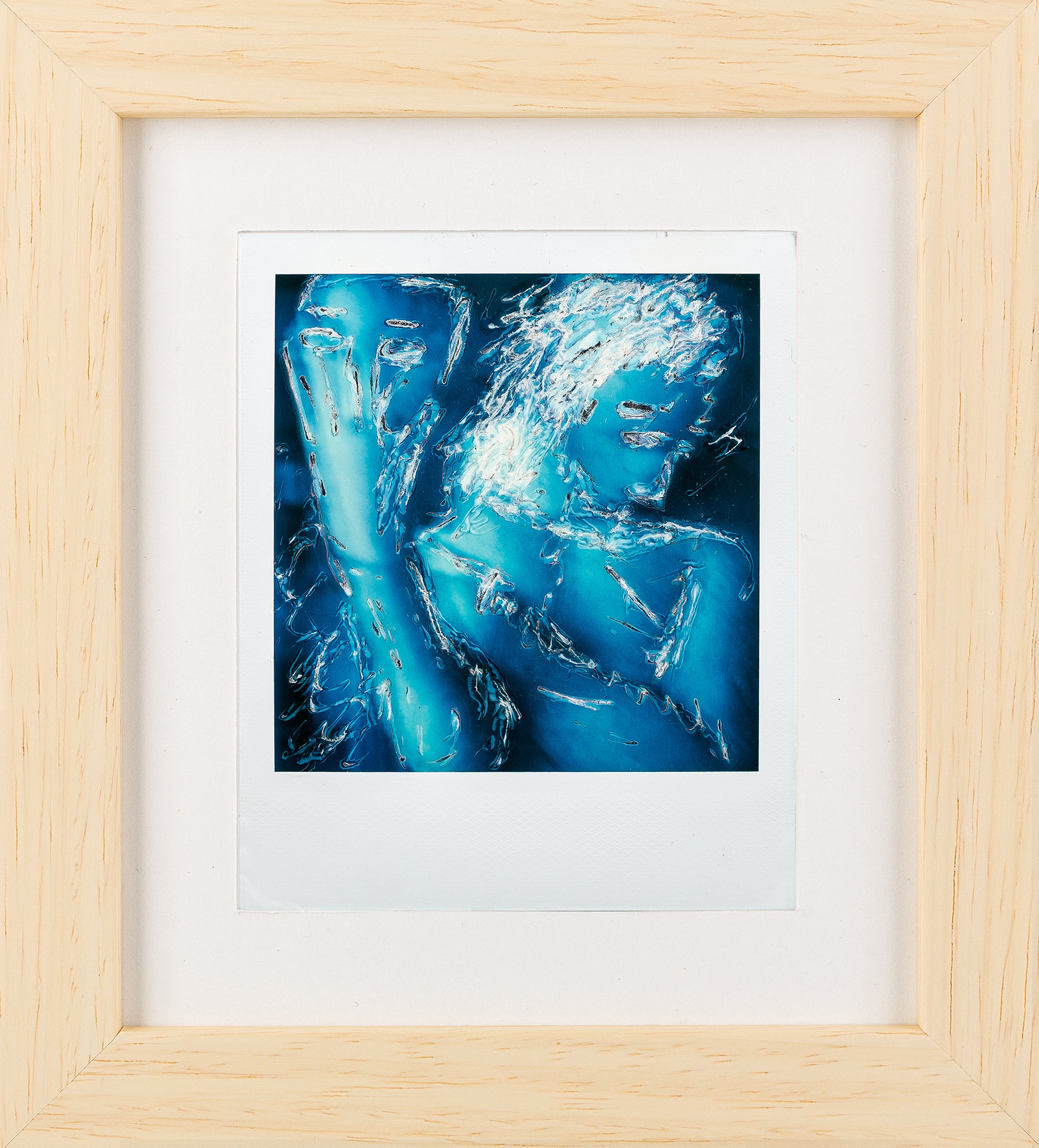 Polaroid Bilderrahmen (natur/weiß)