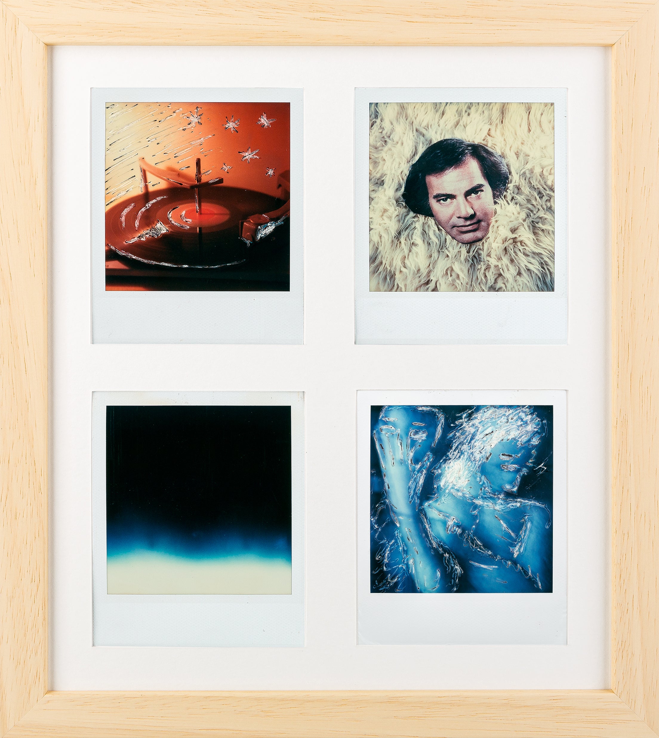 Polaroid Bilderrahmen (natur/weiß)