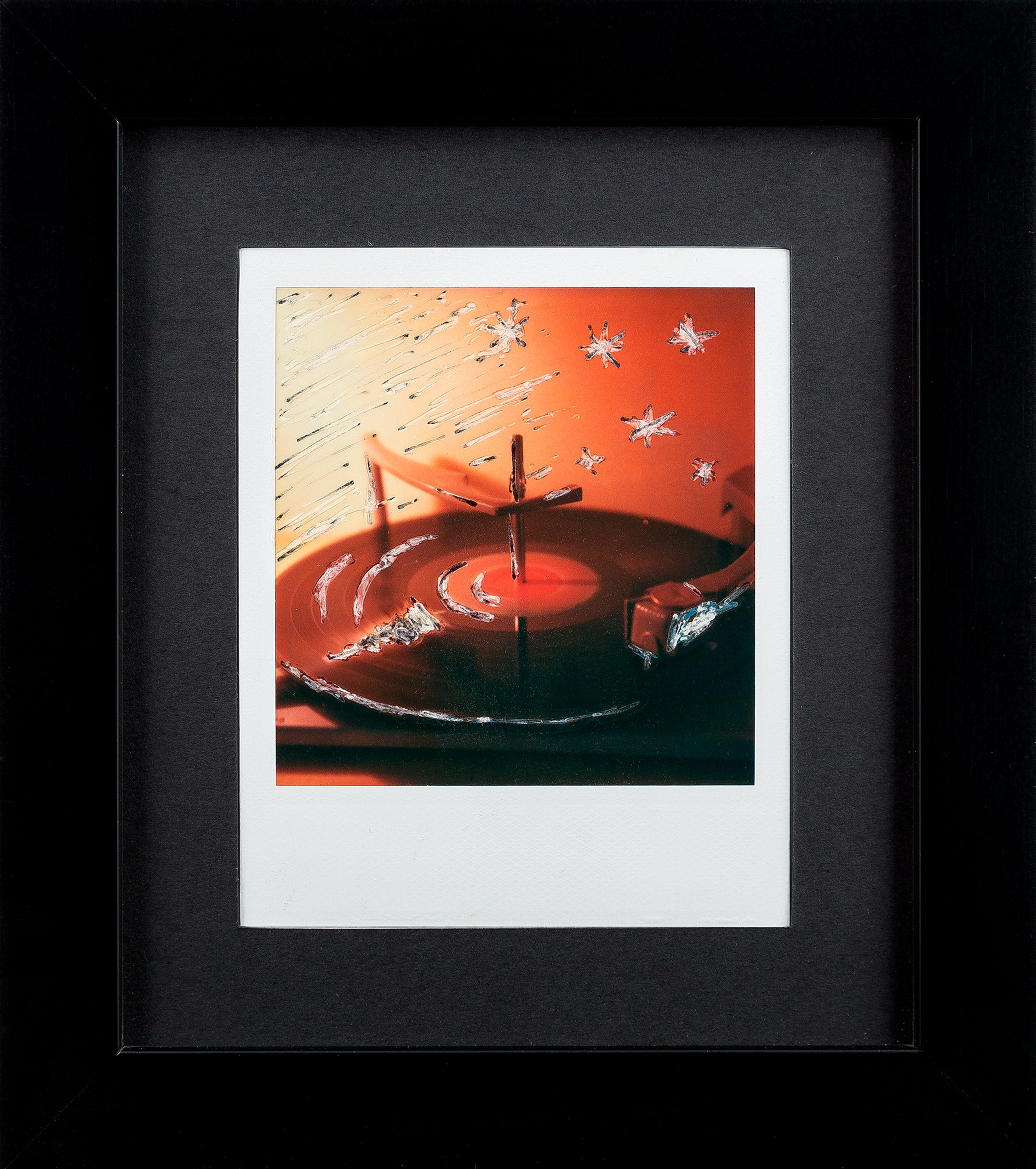 Polaroid Bilderrahmen (schwarz/schwarz)