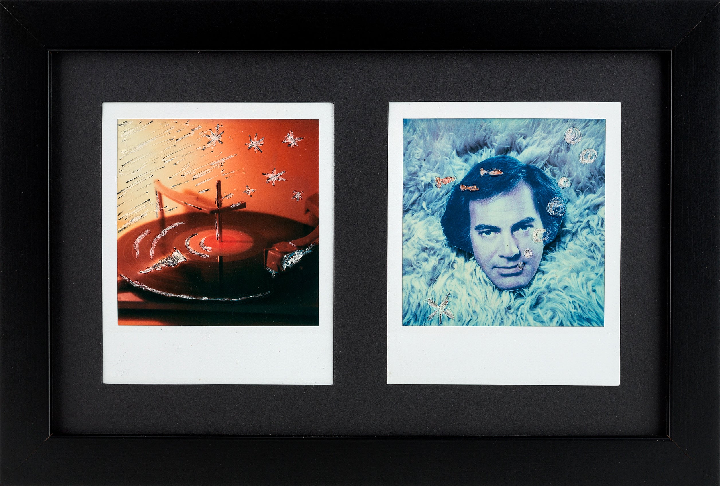 Polaroid Bilderrahmen (schwarz/schwarz)