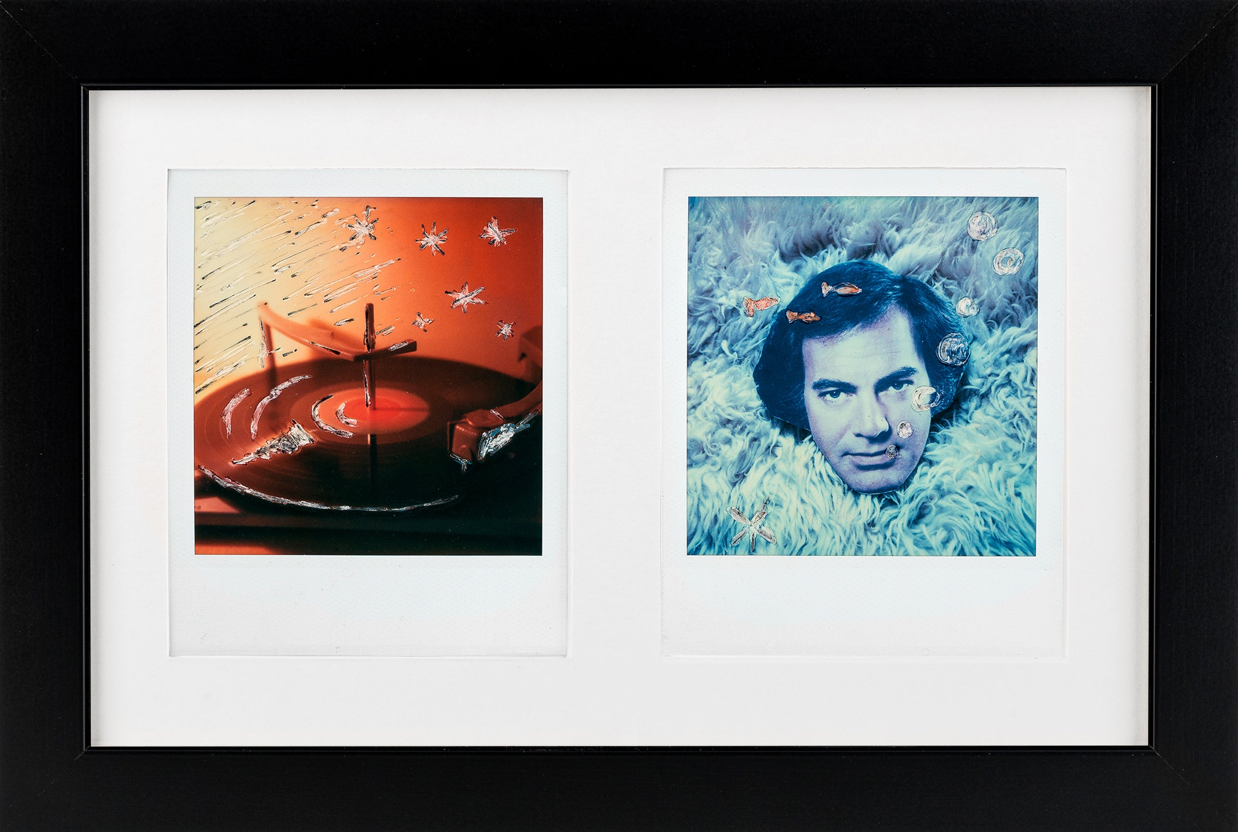 Polaroid Bilderrahmen (schwarz/weiss)