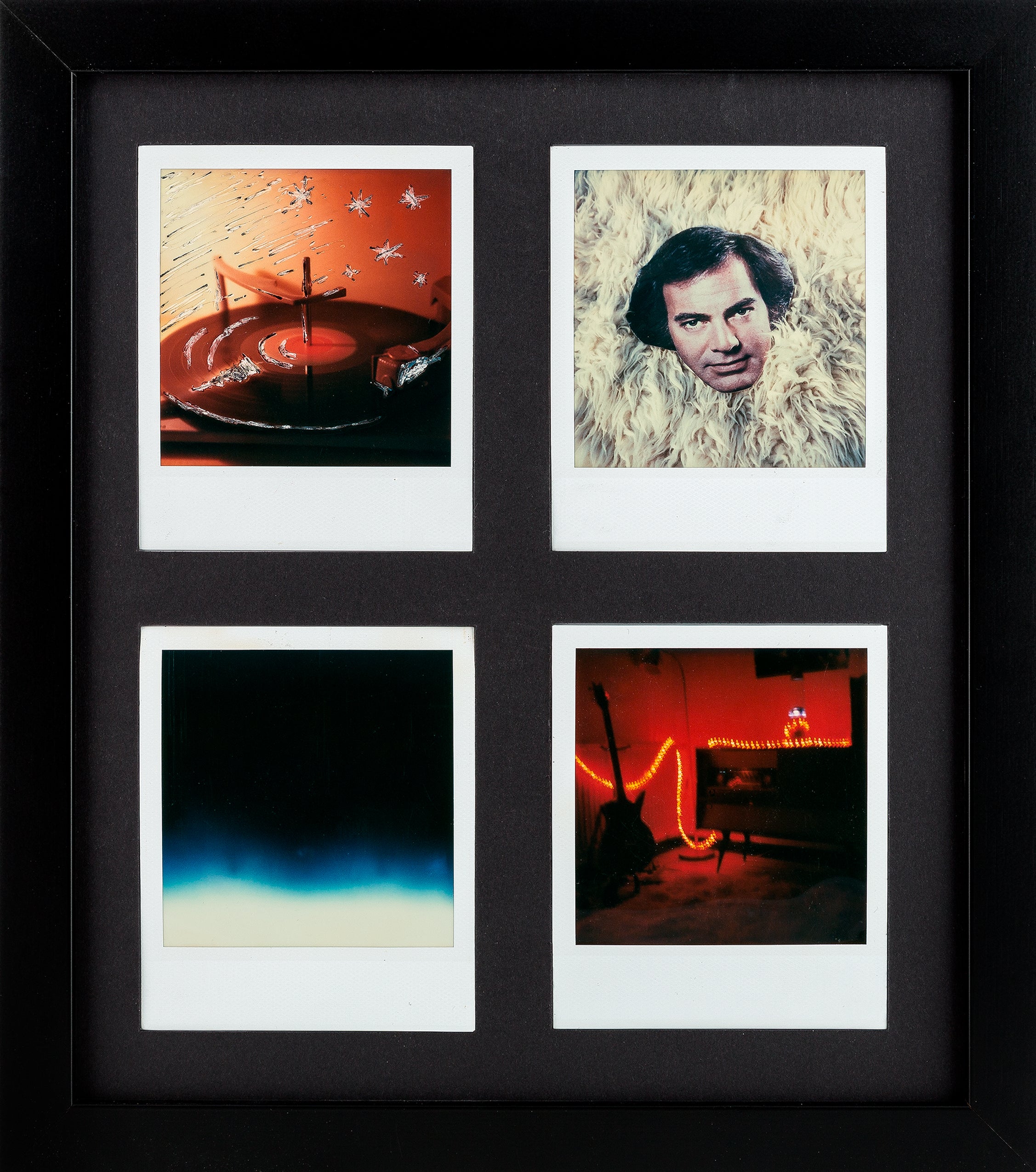 Polaroid Bilderrahmen (schwarz/schwarz)