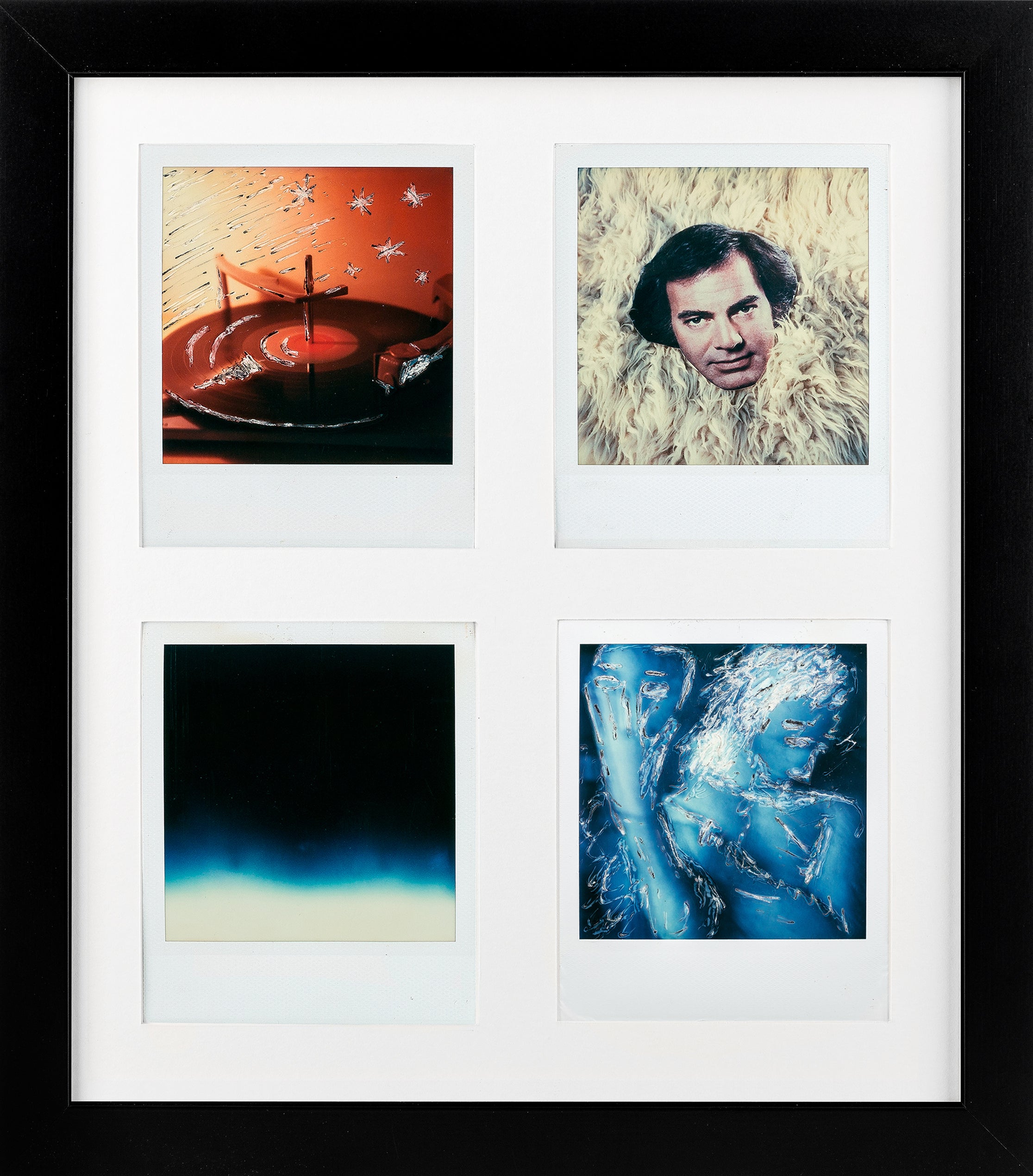 Polaroid Bilderrahmen (schwarz/weiss)