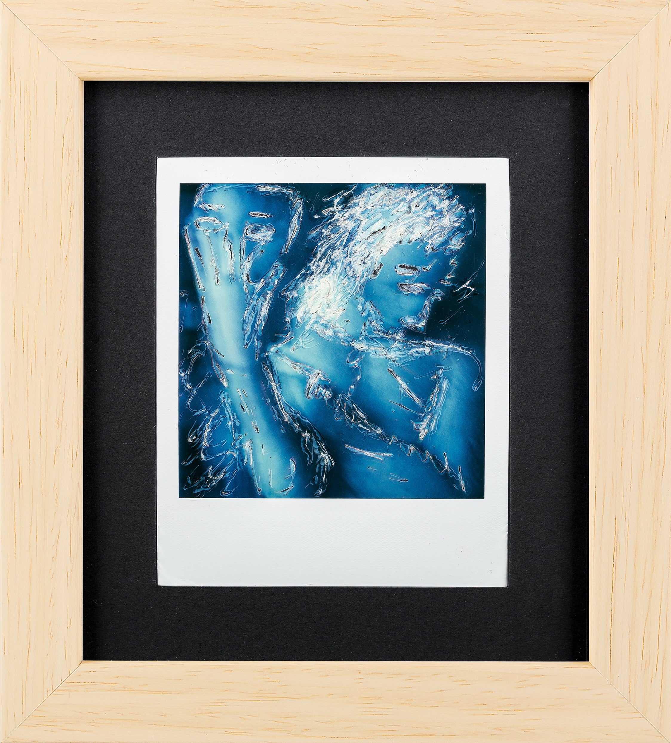 Polaroid Bilderrahmen (natur/schwarz)