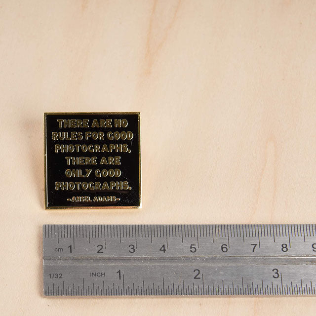 Ansel Adams Zitat - Anstecknadel / Pin