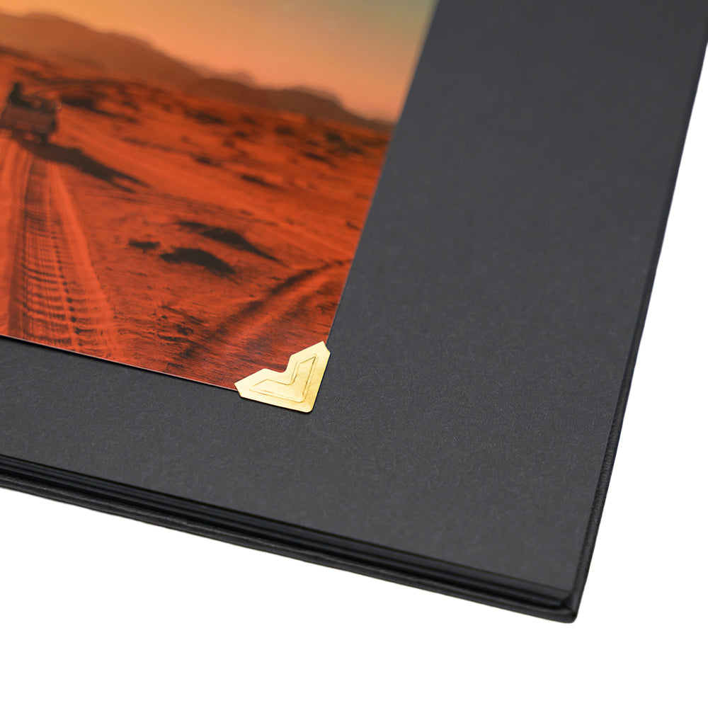 Semikolon Fotoecken - in Gold