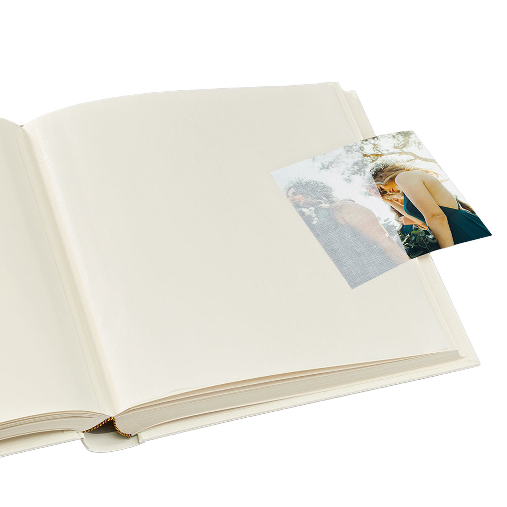 Semikolon Fotoalbum XL Hochzeitsalbum Chamois (30,4 x 29,9cm)