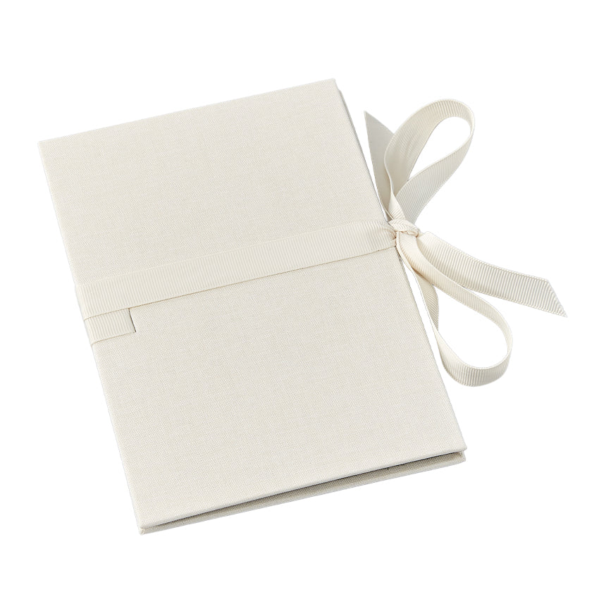 Semikolon Leporello Hochzeitsalbum Classico Chamois Cremefarben
