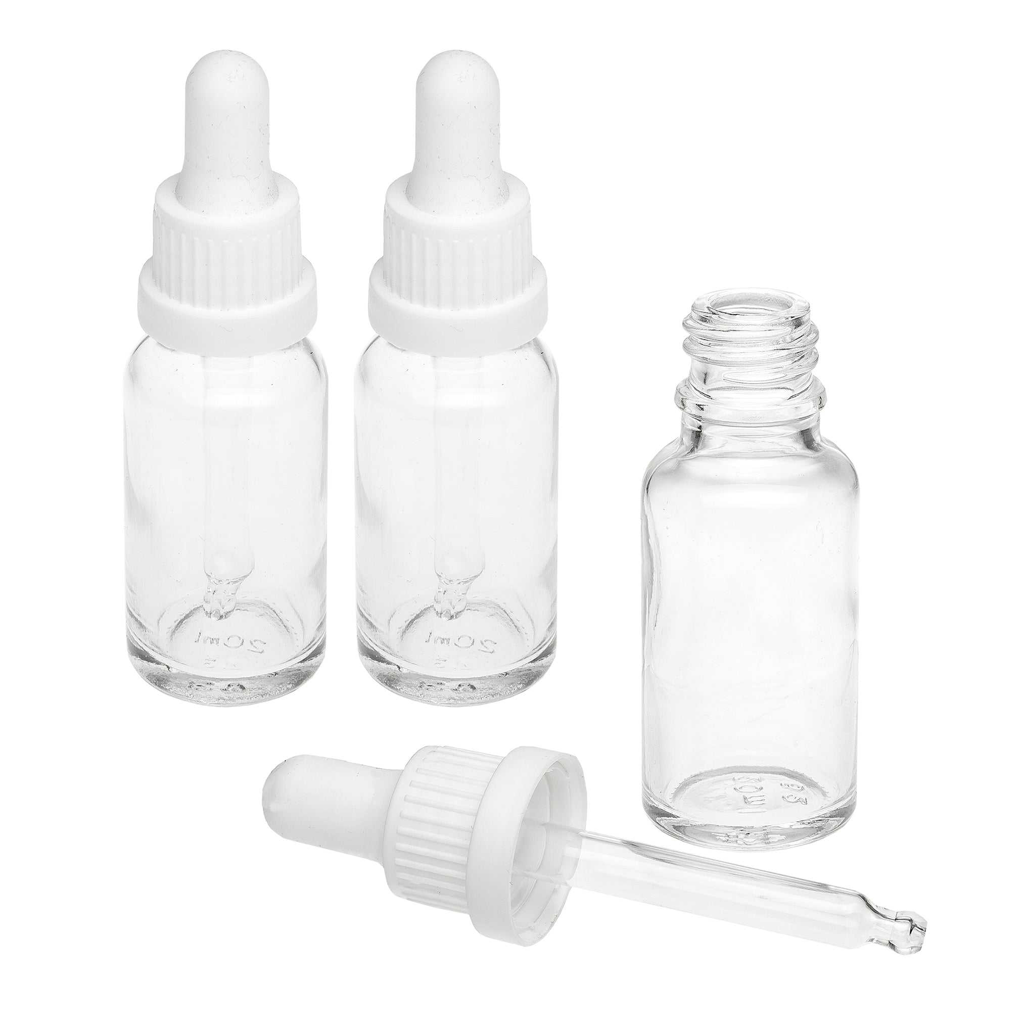 Pipettenflasche Klarglas 20ml (leer)